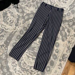 Uniqlo XS 24-in striped Trouser leggings